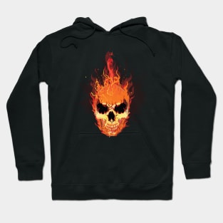 skull fire Hoodie